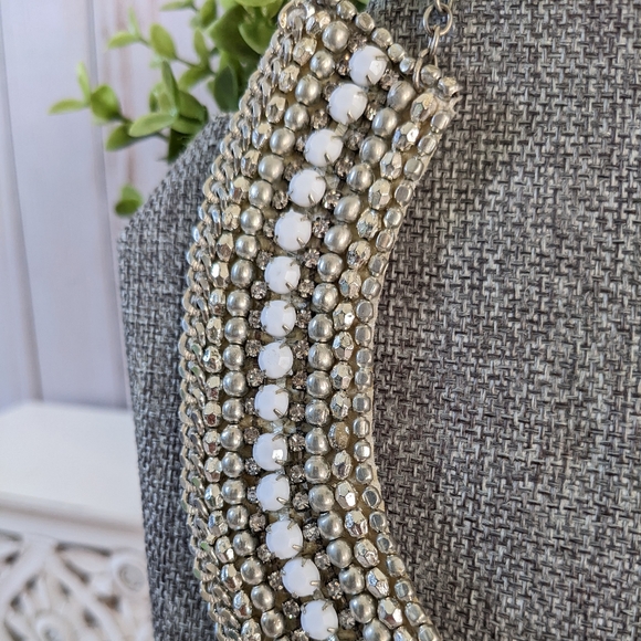 Chico's Studded Bib Statement Necklace - Picture 5 of 5